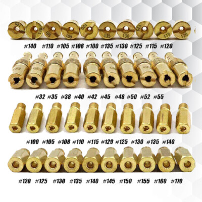 For nibbi 24mm carb Carburetor 30Pc Main Jets+ 10Pc Slow Jets/Pilot Jet Kit