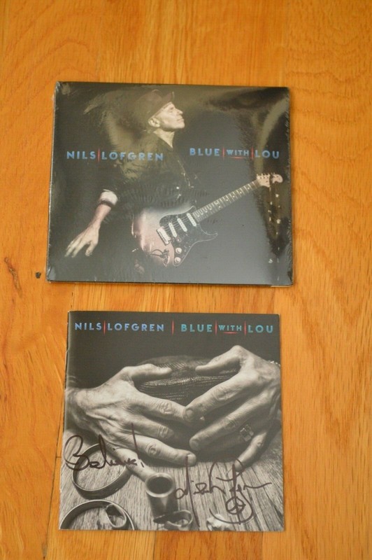 Nils Lofgren " Blue With Lou "  Autographed CD with COA ~ 2019