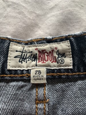 Stüssy Worldwide Big Ol' Jeans Washed Black | eBay