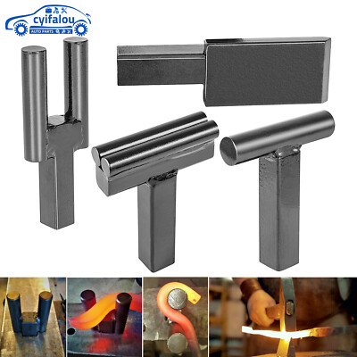 1 Inch Blacksmith Anvil Forge Hardy Hot Cut Creasing Stake Fuller Bending 4PCS