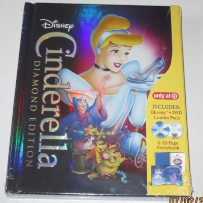 Cinderella Diamond Edition Blu Ray Dvd Combo Pack Disney Oop Target Exclusive Ebay