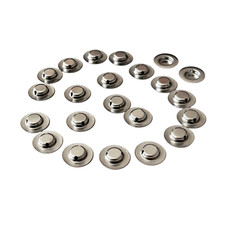 18650 Tappo batteria Acciaio Inox D10.5XH2.0mm Flat Cell Saldatura a Punta Tappo