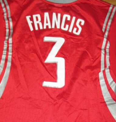 Reebok STEVE FRANCIS No. 3 HOUSTON ROCKETS (Size XL) AWAY Jersey