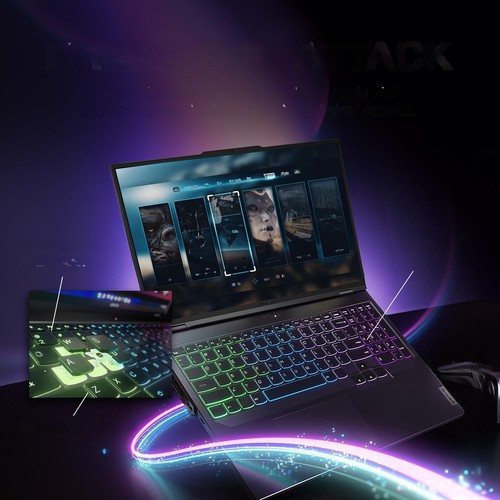 LENOVO Legion 5 Pro 16ARH7H Laptop Ryzen 7 QHD 6TH GEN RTX 3060 16GB RAM RTX T