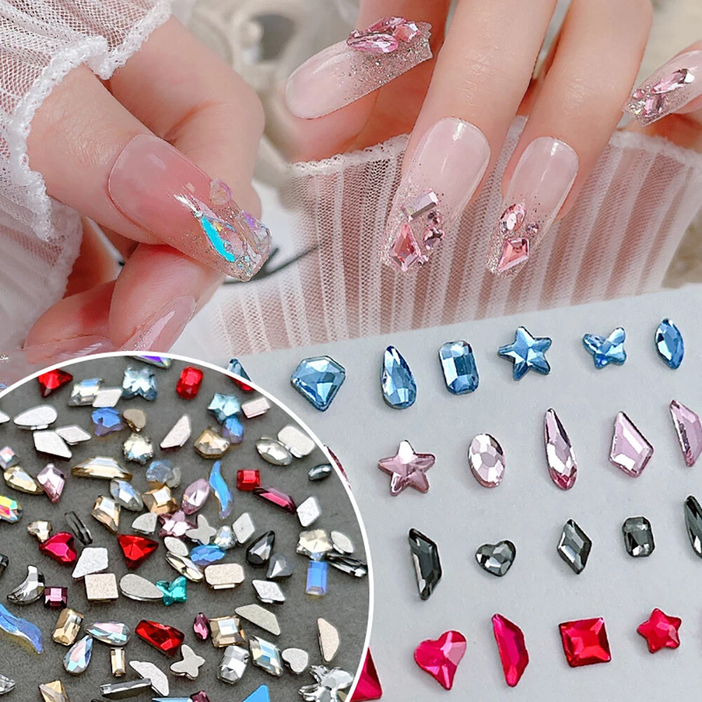 Aggregate 157+ crystal nail designs latest ceg.edu.vn