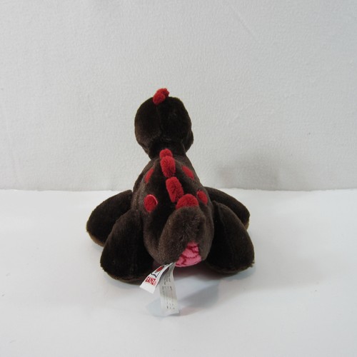 Webkinz Plush Cocoa Dinosaur No Code Brown Pink Stuffed Animal HM338 - Picture 3 of 7