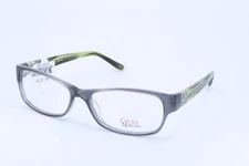 Chelsea Morgan CM4006 Blue Rectangle Women Full Rim 53-15-135 Eyeglasses Frames