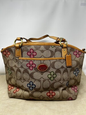 Coach Classic Peyton Clover Tote Purse # F22224 | eBay