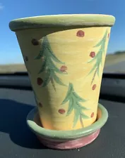 Southern Living at Home Christmas Provence Small Planter New in Box Signed JLH