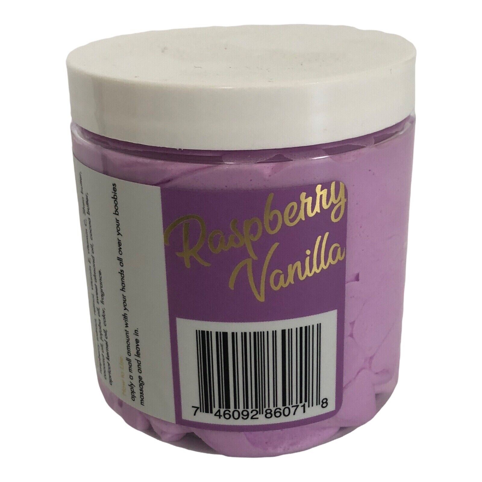 NEW AMNH Aminah RASPBERRY VANILLA BOOBIES Boobs Butter Body Skin Care