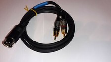 AUDIOPHILE (NUOVO 99,9% OFC.CAVO) 4 PIN A 2 x INTERCONNESSIONE RCA MASCHIO QUAD 33,34