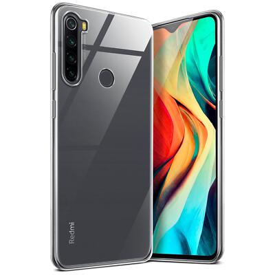 Hülle für Xiaomi Redmi Note 8 Schutzhülle Silikon Case Cover Schutz Transparent