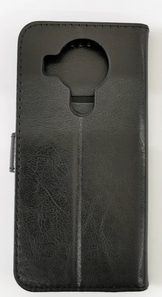 Nokia 3.4/5.4 Black Book Case Flip with Strap + 2.5D Tempered Glass Protector - Image 3 of 4