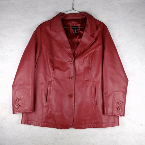 Genuine Leather Maggie Barnes Jacket XL 