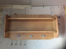 Mammas And Papas Pine 2 Shelf Unit. 90cm(L), 41.5cm(H), 20.5cm(D). Preloved