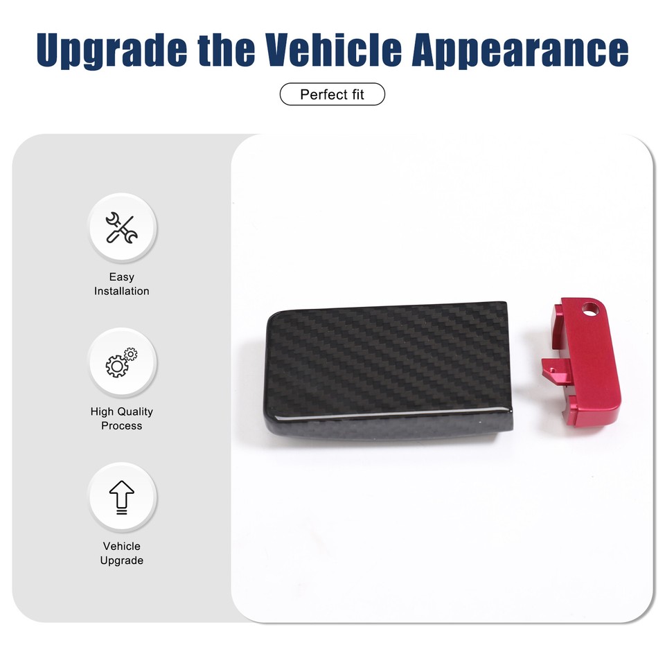Real Carbon Fiber Smart Key Fob Case Shell Cover For Nissan GTR R35 ...