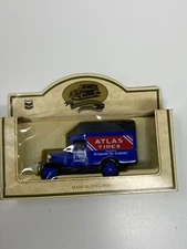 Atlas Tires Truck Die-Cast Metal Replica Blue Standard Oil Chevron Made England