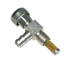 Vintage MiniBike Fuel Pet Cock Filter 1/8" shut off valve metal Rupp Bonanza Cat