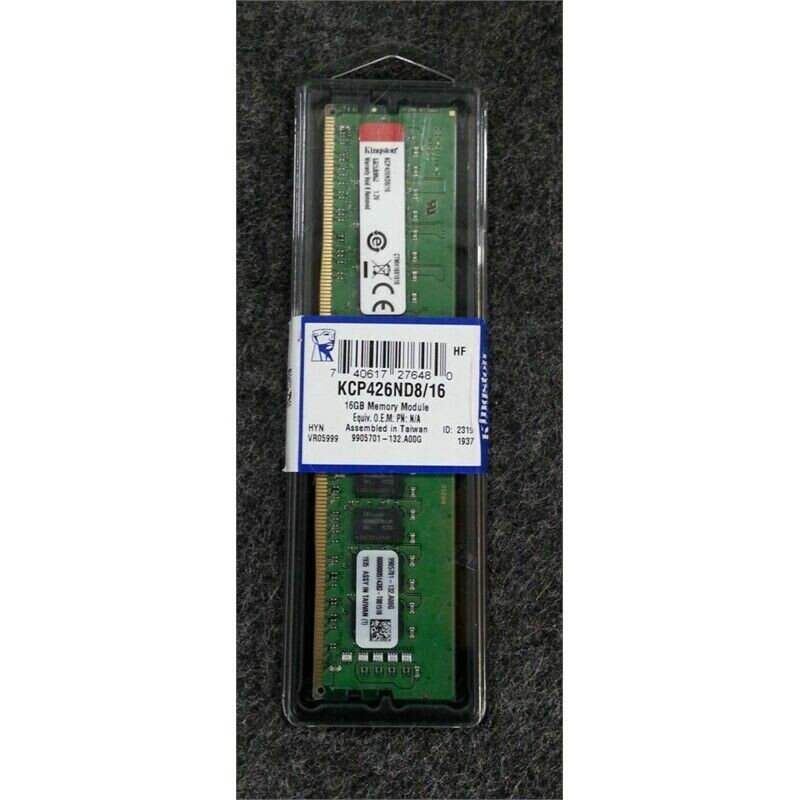 Kingston 8gb Kingston Ddr4 2666 Kingston 16GB(1x16GB) Desktop