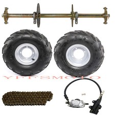 32" Rear Axle Hub Brake Caliper 16X8-7 Rim Tire Quad Go Kart Buggy 70cc 80cc 125