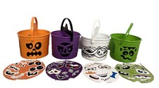 2023 McDONALD'S Halloween Bucket Pail Classic Boo Buckets HAPPY MEAL TOYS or Set