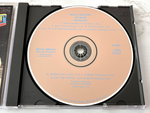 Molly Hatchet No Guts No Glory CD 2004 Sony A28061 Sweet Dixie, On The Prowl OOP - Picture 2 of 4