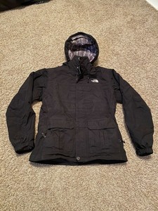 black winter coat north face
