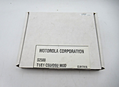 Motorola S2500 Router Motorola ST2512A S2500 ROUTER T1/E1 DAUGHTER BOARD CSU/DSU MOD **SEALED ...