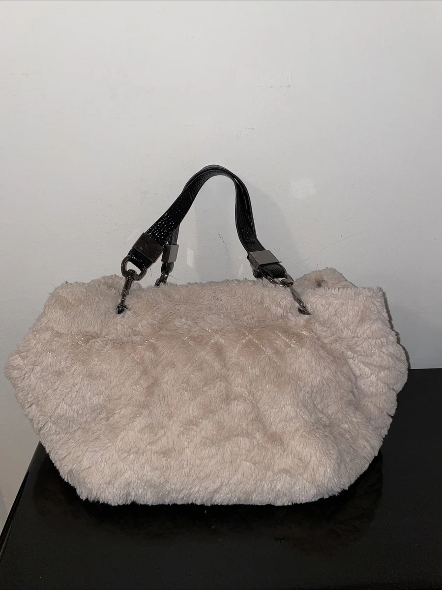 Tote bag faux 2025 fur