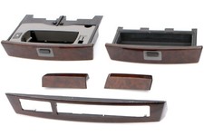 Edelholz Blenden Funktionstr�ger Nussbaum mit Intarsien BMW E65 E66 760i 760Li