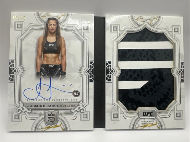 Jasmine Jasudavicius 2024 Royalty Auto Relic Booklet 15/25 UFC - 646