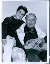 1987 Photo Trey Ames Richard Kiley Star In A Year The Life Television 7x9
