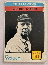 1973 Topps #477 All-Time Victory Leader Cy Young Hall of Fame Yankees VG