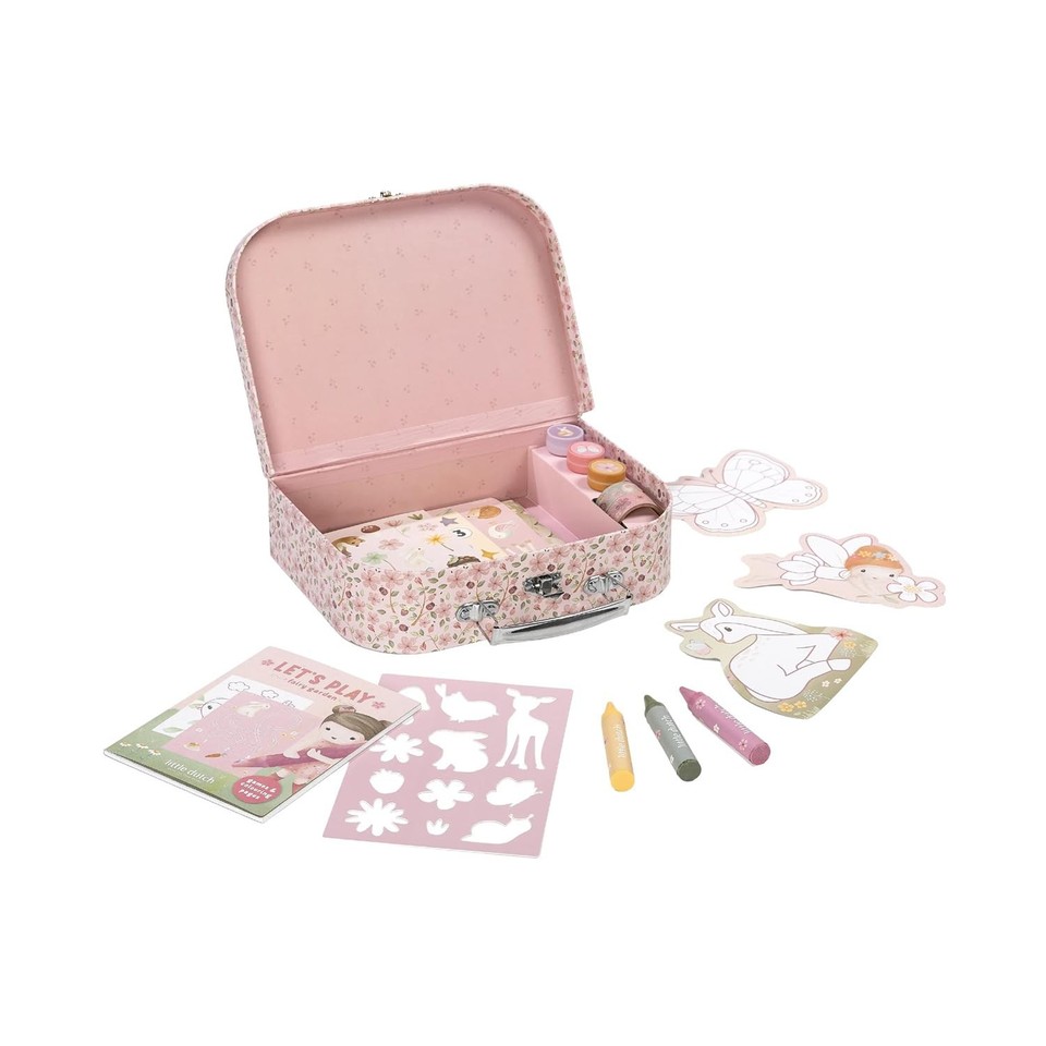 Little Dutch Creativity Suitcase - Rosa Fairy Garden NEW