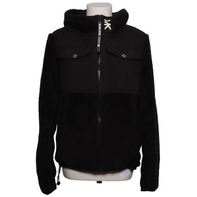 Michael Kors, Fleecejacke, Damen, Größe: S, Schwarz, Polyester, Einfarbig #QiC