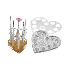 ORGANIZZATORE PORTA PENNELLI ESPOSITORE ORGANIZER COSMETICI MAKE UP 12 COMPARTI