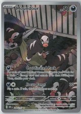 Houndour 204/197 SV03 Obsidian Flames Illustration Rare Full Art Holo English on eBay