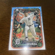 Tarik Skubal 2024 Topps Holiday Detroit Tigers Insert Baseball Card #H144