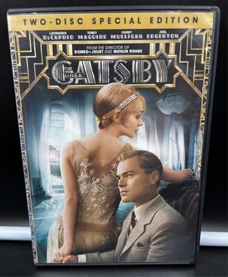 The Great Gatsby DVD 2013 Two-Disc Special Edition DiCaprio Mulligan