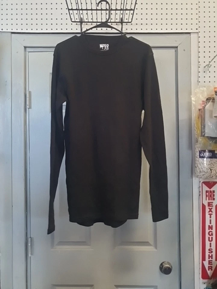 Minus 33 Black Merino Wool Expedition Yukon Base Layer #707 Men’s 4X NWOT