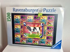 1994 RAVENSBURGER Rainbow Cow Jigsaw Puzzle 1...