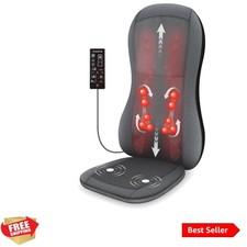 Shiatsu Full Back Massager,Massage Chair Pad with Heat,2D/3D Massage Seat Cus...