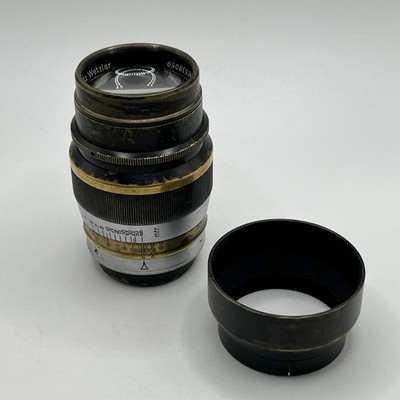 Leica Ernst Leitz Hektor 7.3cm 73mm f1.9 L39 L Mount Rare Lens Hood Tested