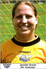 Jennifer Grocki Goalkeeper Washington Mystics Continental Postcard B254