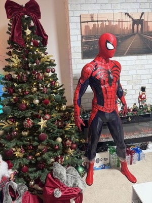 3D gedruckte Statue lebensgroß DIY große Display Figur unbemalt Spider-Man 170 cm