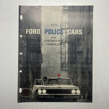 Original 1962 Ford Police Car Sales Brochure ...