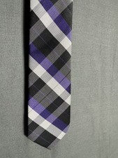 J. FERRAR Men's Skinny Tie Preppy Office School Business Dance Banquet
