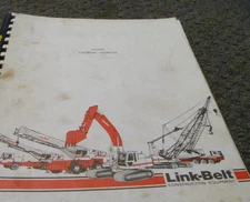 Link-Belt HSP-22 Rough Terrain Crane Electrical Wiring Schematics Manual xo
