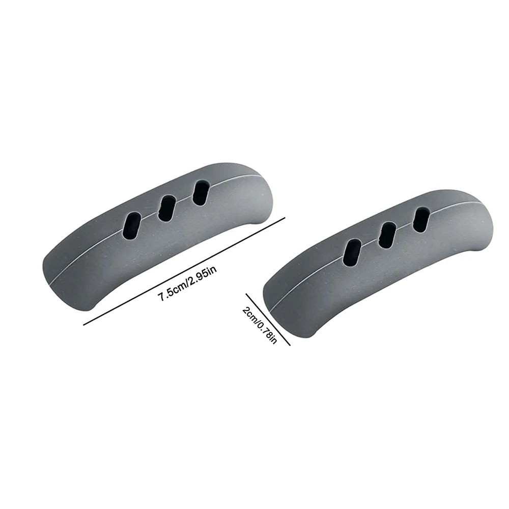 2Pcs Silicone Pan Handle Cover Heat Insulation Assist Handle Holder Grip Sleeve