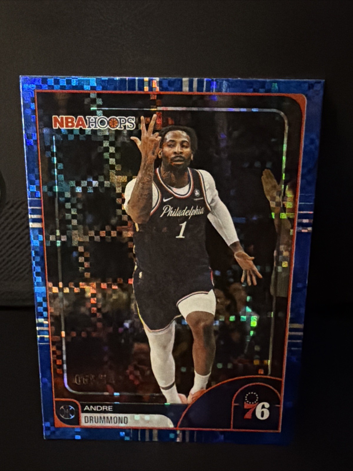 2025-26 Topps Nba Hoops - Andre Drummond #60 Blue Pixel Burst /149